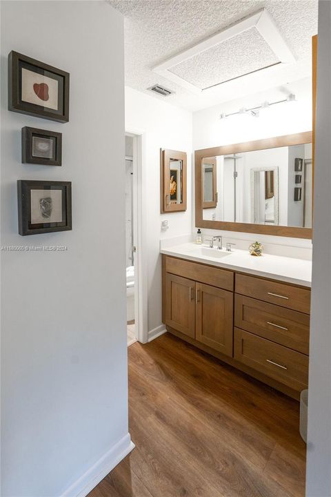 Master bedroom vanity