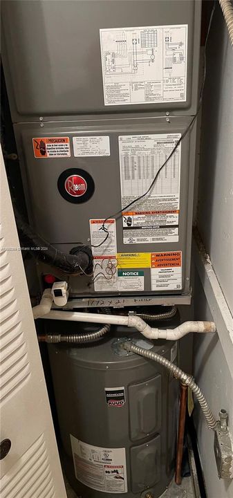 AC / Water Heater Closet