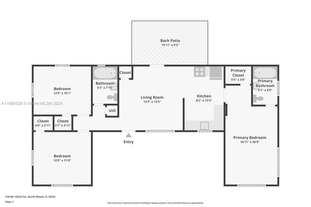 For Sale: $469,900 (3 beds, 2 baths, 1055 Square Feet)