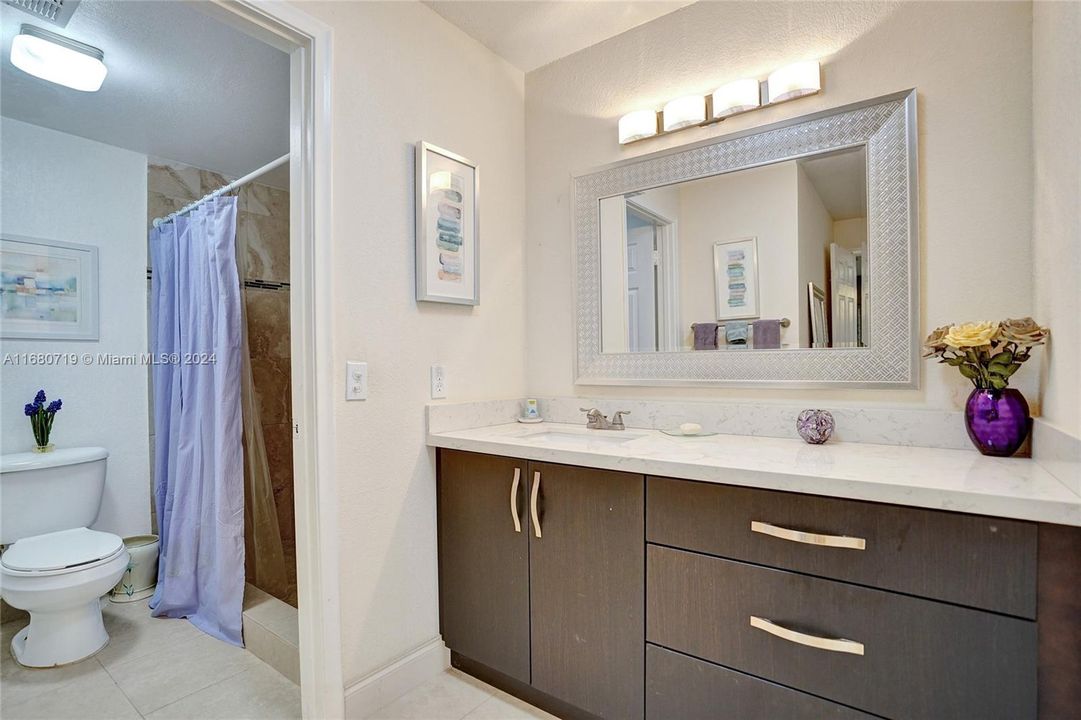 Private Water Closet Room with Shower!