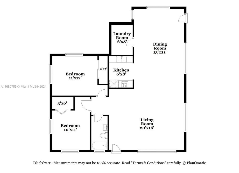 En Venta: $355,000 (2 camas, 1 baños, 754 Pies cuadrados)