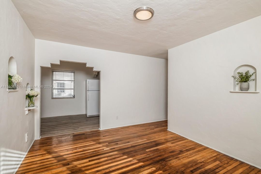 View upon entering unit