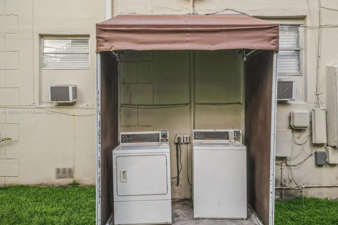 Located on the premisses and shared by all units.