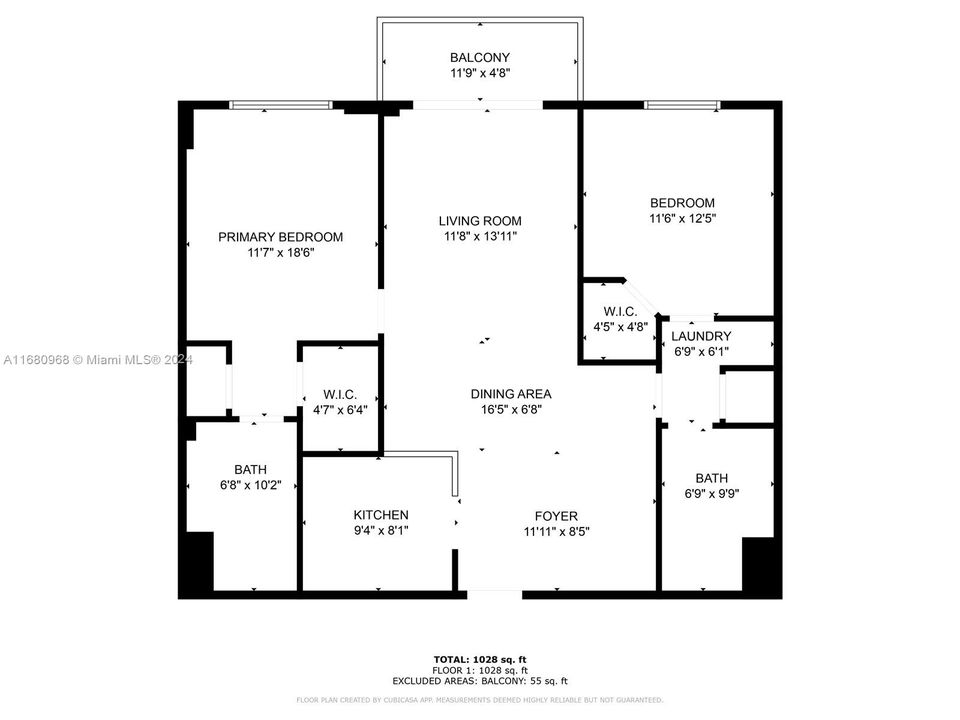 На продажу: $439,526 (2 спален, 2 ванн, 1073 Квадратных фут)