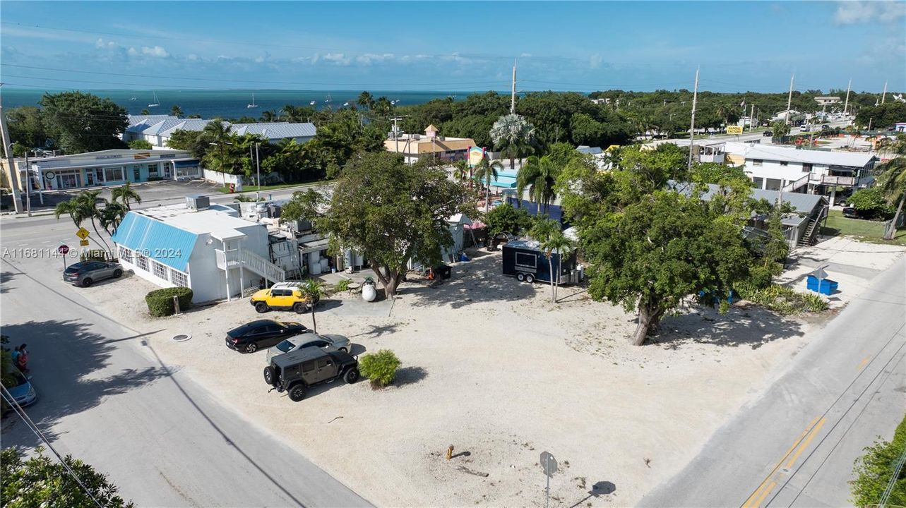 corner lot with tons of parking