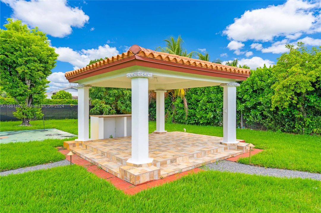 Gazebo on Property