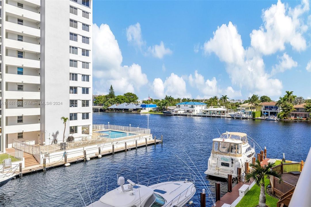 Intracoastal/Water View from Patio