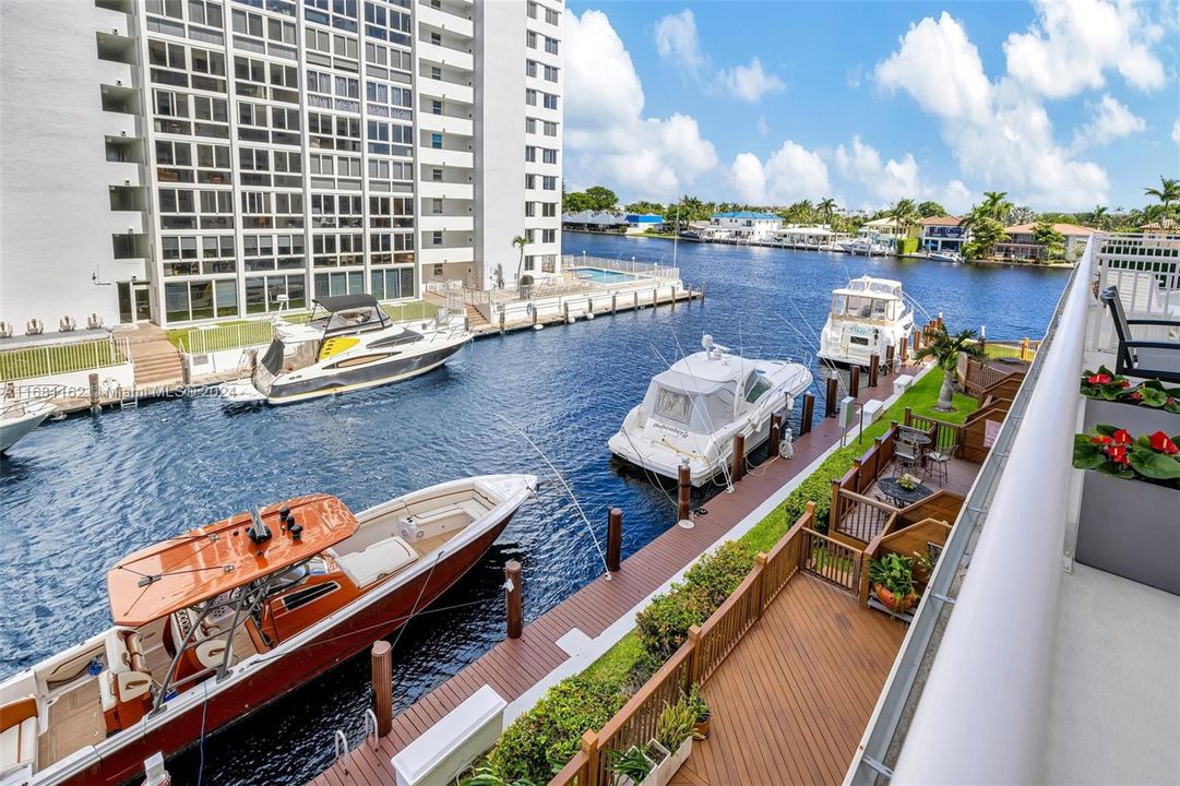 Intracoastal/Water View from Patio