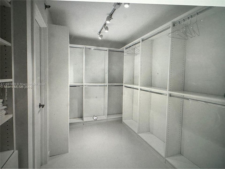 primary walk-in closet