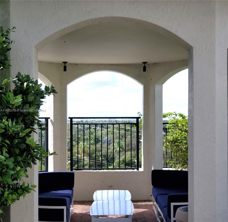 Gazebo on common area deck