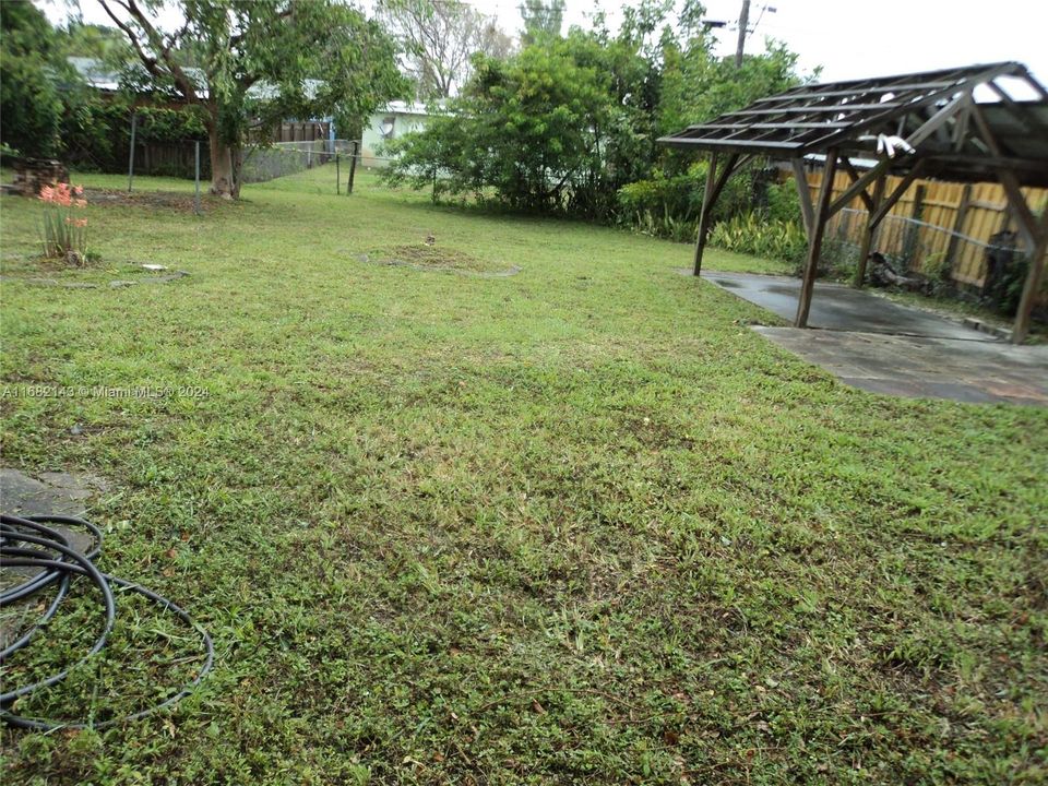 Very Large Back Yard ( Middle Area)