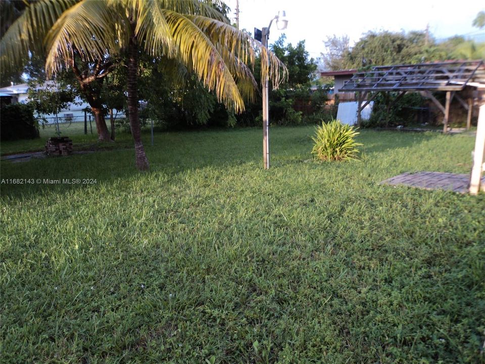 Very Large Back Yard ( Middle Area)