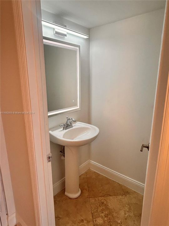 Half/guest bathroom