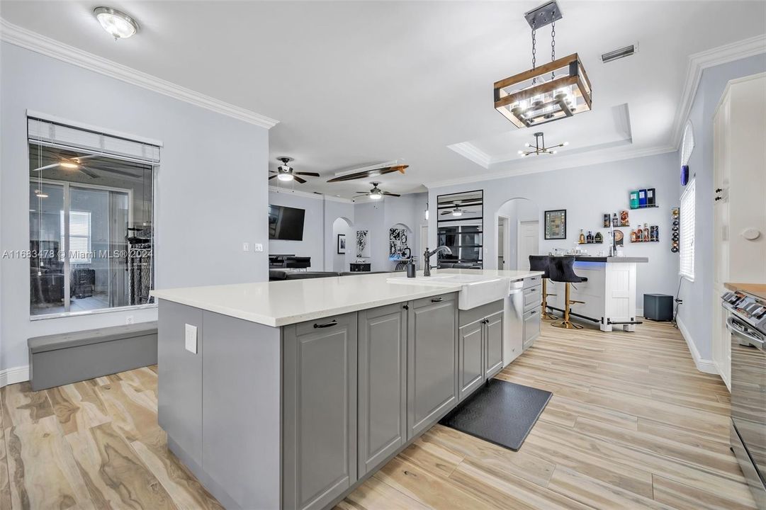 Renovated Open Kitchen