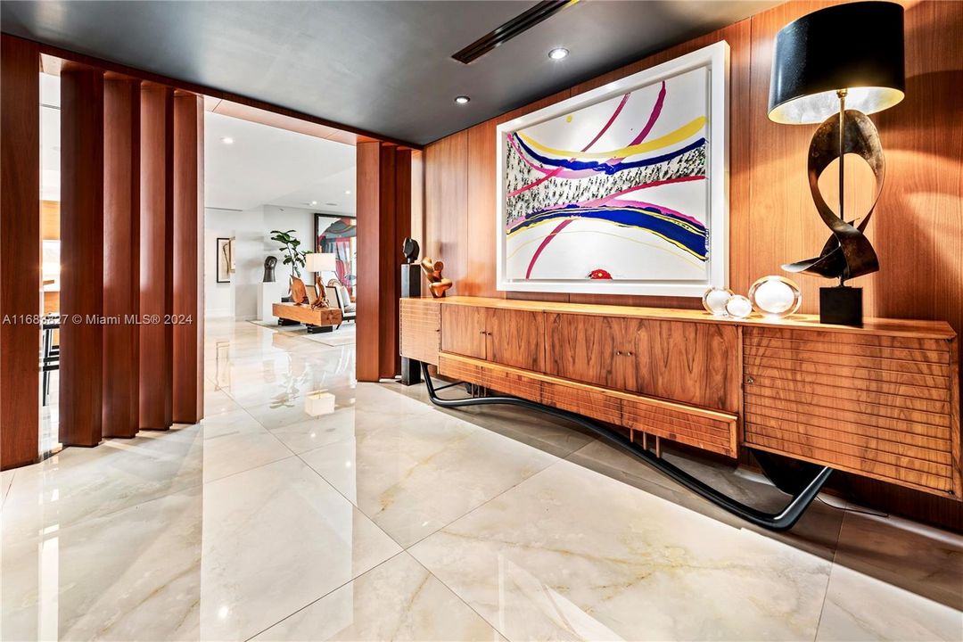 Direct Elevator Entry into Private Foyer