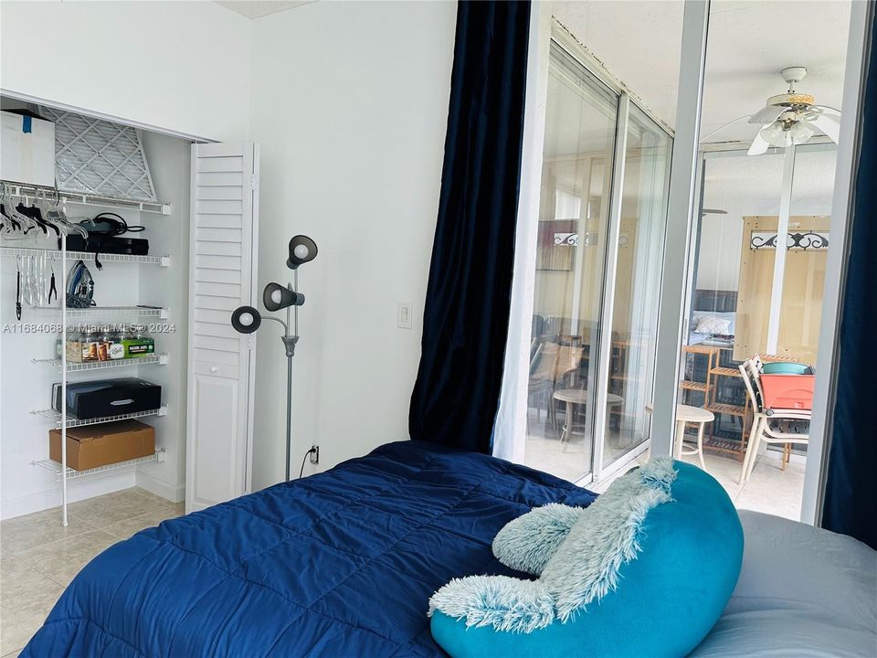 Second bedroom with balcony