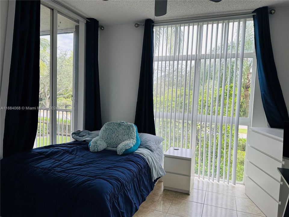 Second bedroom with balcony