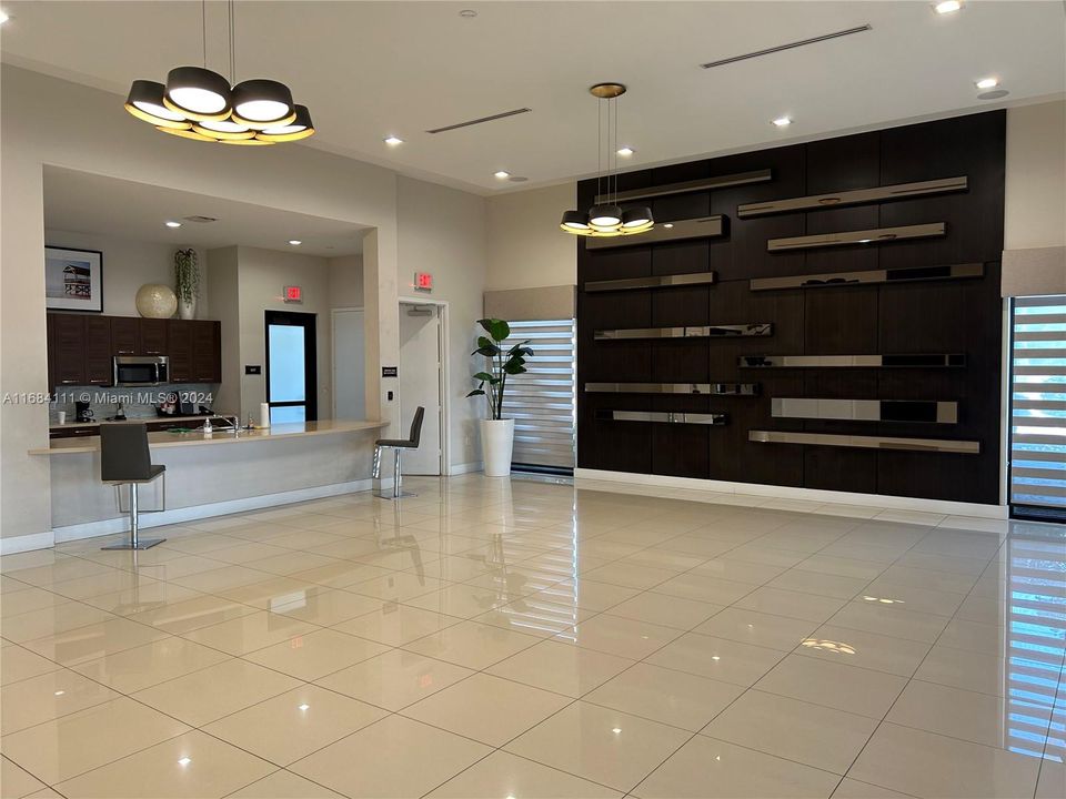 Reception Room in Main Clubhouse