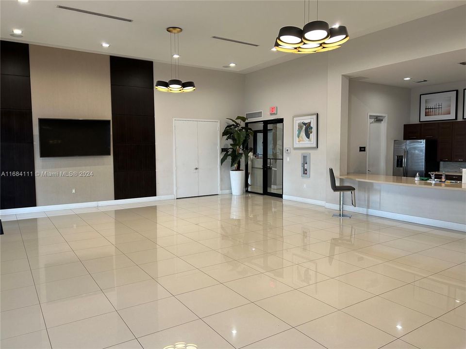 Reception Room in Main Clubhouse