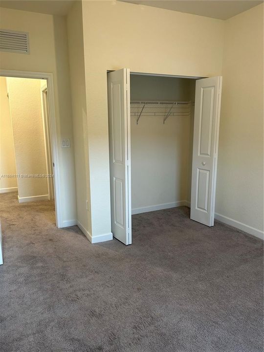 Closet in third bedroom