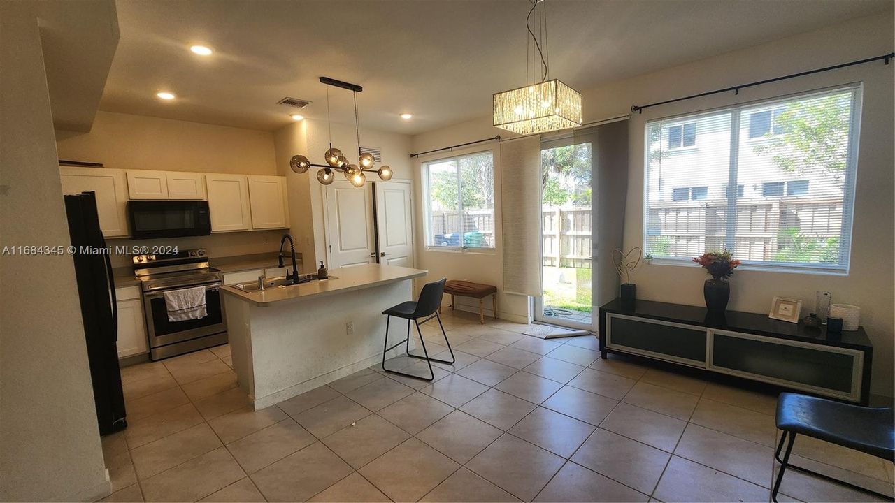 Kitchen + Dining area