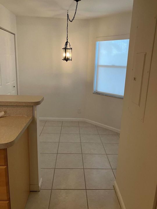 Eating area by kitchen
