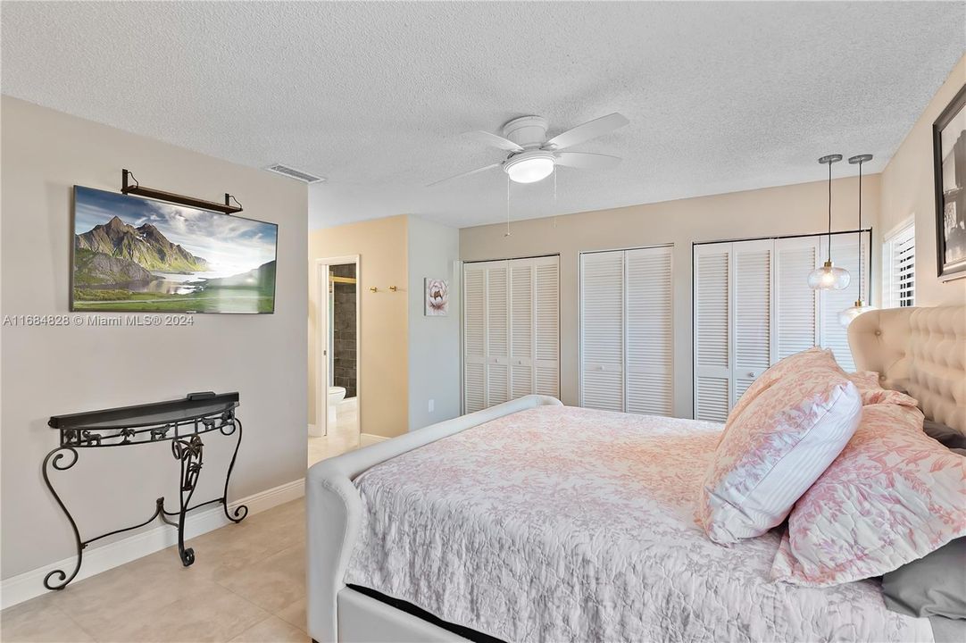 Primary Bedroom with great wall closets