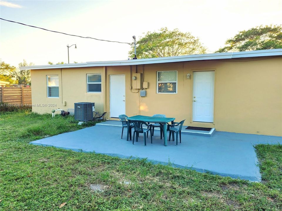 Back Patio