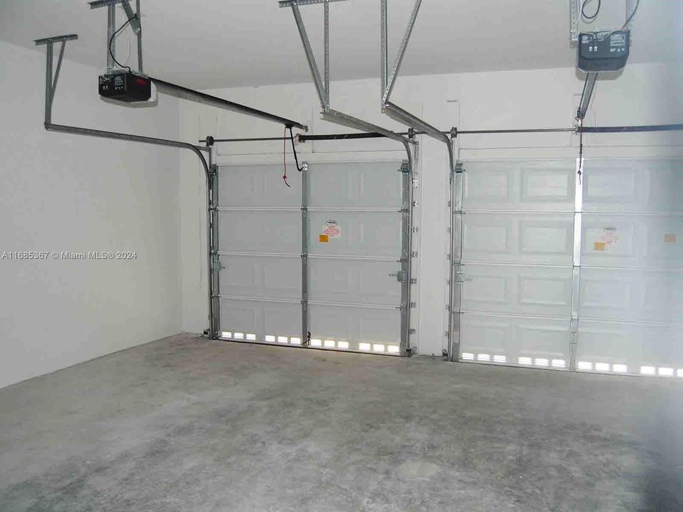 Covered garage for two cars