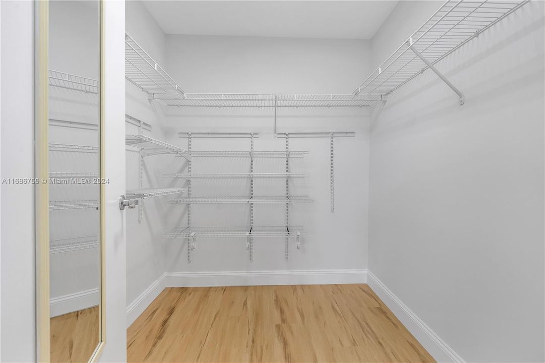 Master walking closet