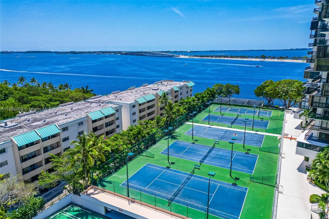 Tennis and pickleball courts