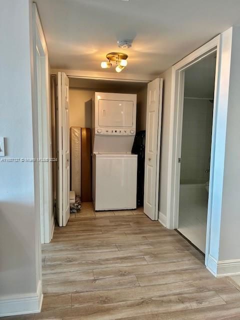 Washer and Dryer in Closet