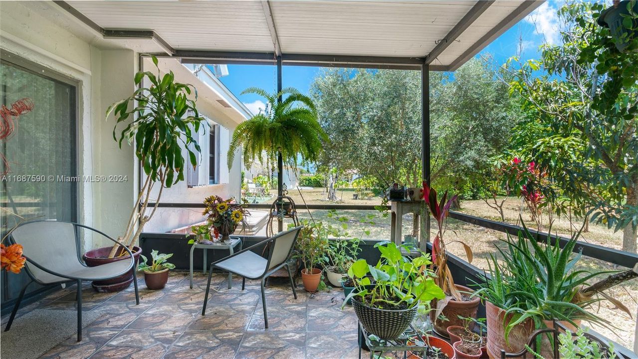 Huge Covered Patio