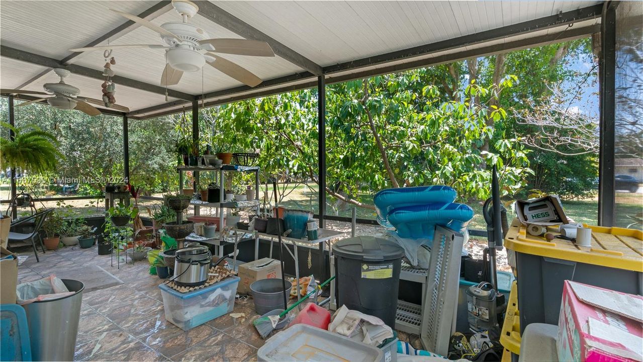 Huge Covered Patio