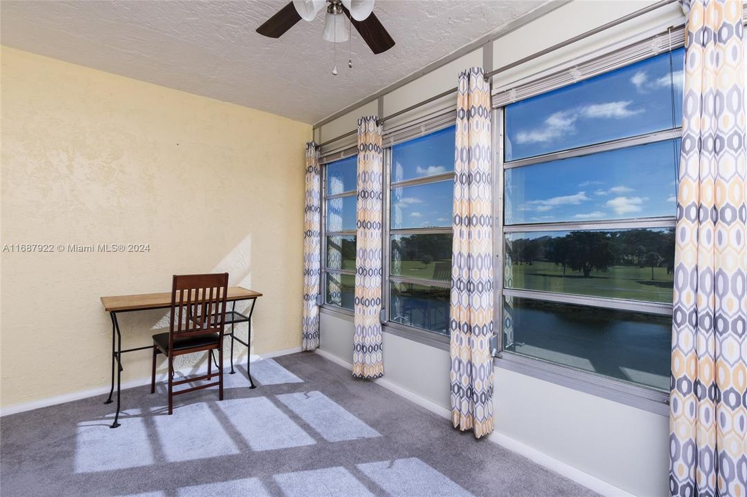 FLORIDA ROOM WITH AMAZING GOLF & WATER VIEWS