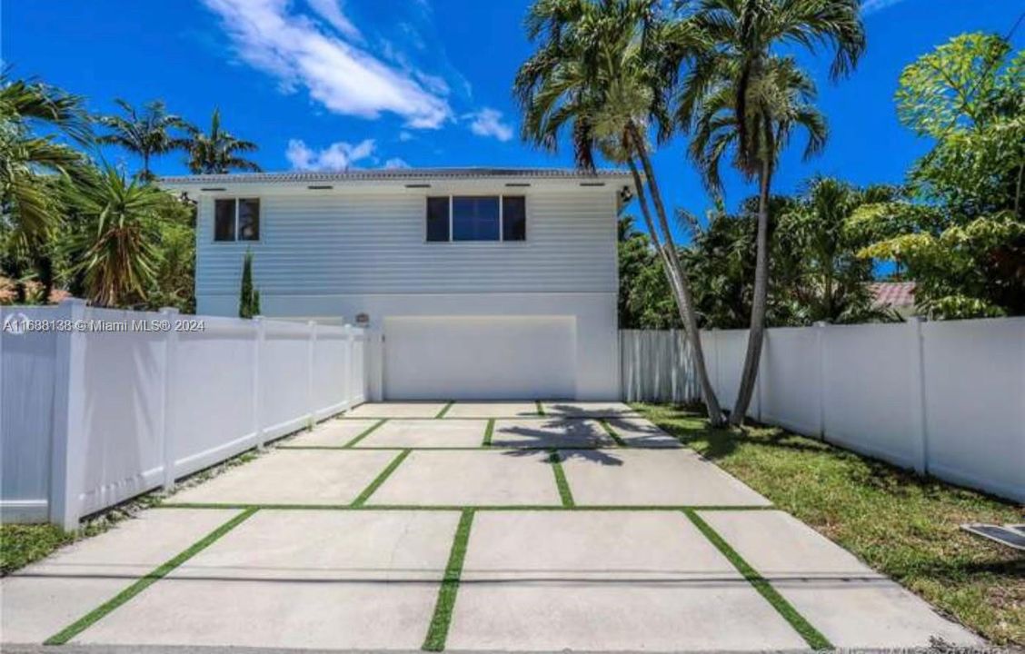 Rear Driveway, 2 car garage