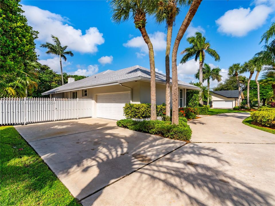 Driveway Leading to Garage