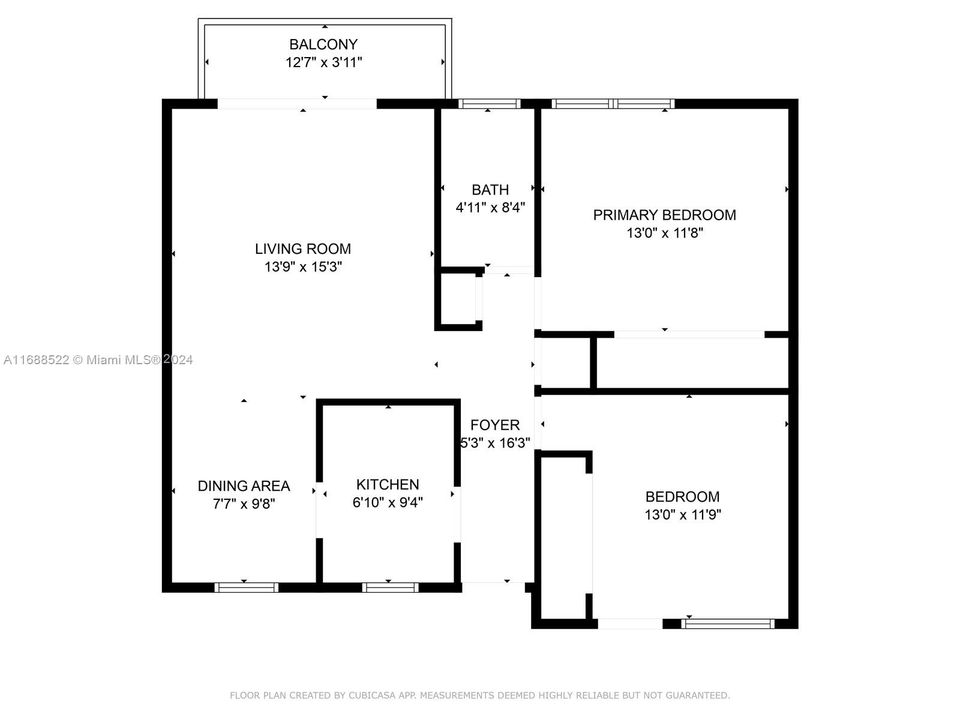 В аренду: $2,050 (2 спален, 1 ванн, 866 Квадратных фут)