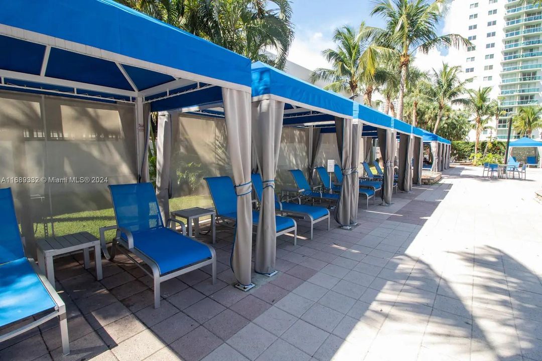 pool cabanas