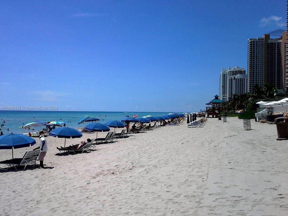 beach across the street