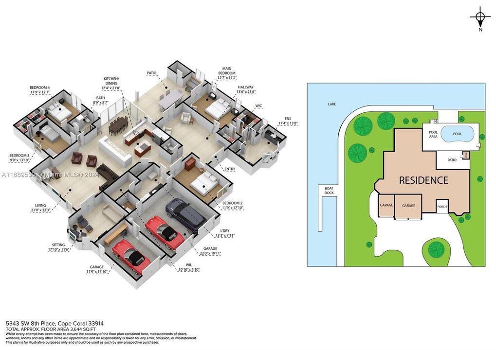 Three D Floor plan - such a magnificent home!