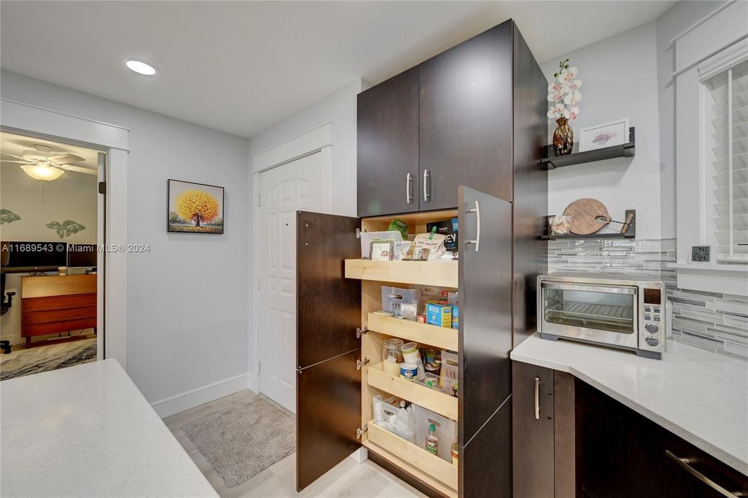 Kitchen to living room view