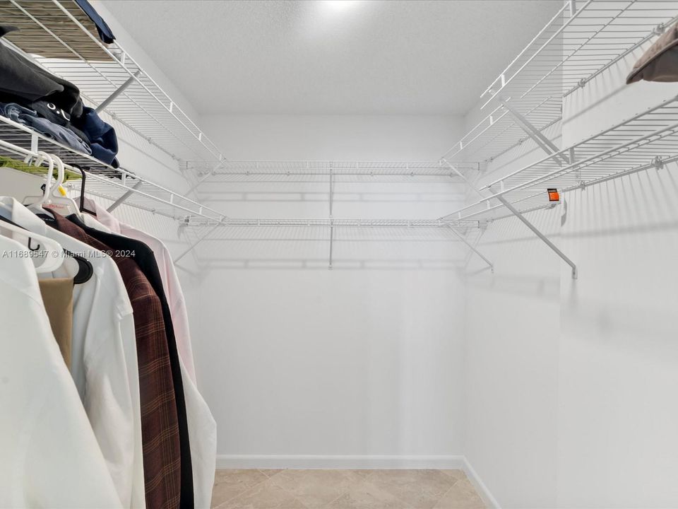 Primary Walk-in Closet