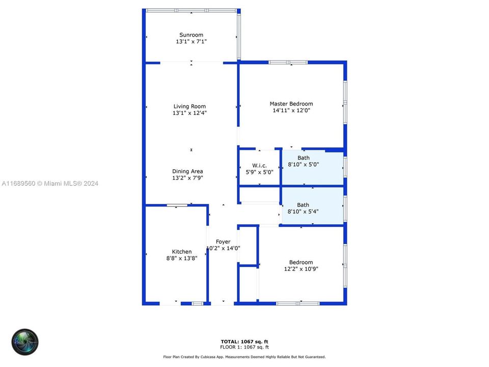 For Sale: $165,000 (2 beds, 2 baths, 1021 Square Feet)