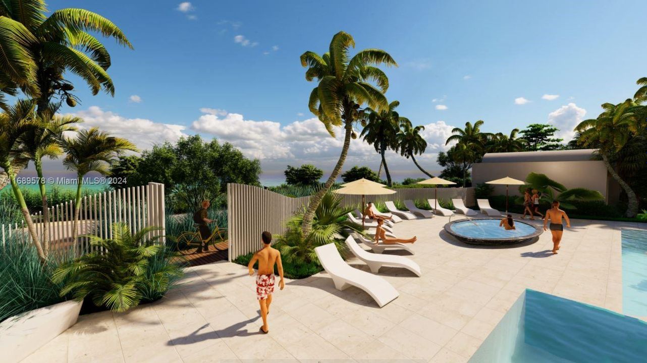 Rendering of new pool deck