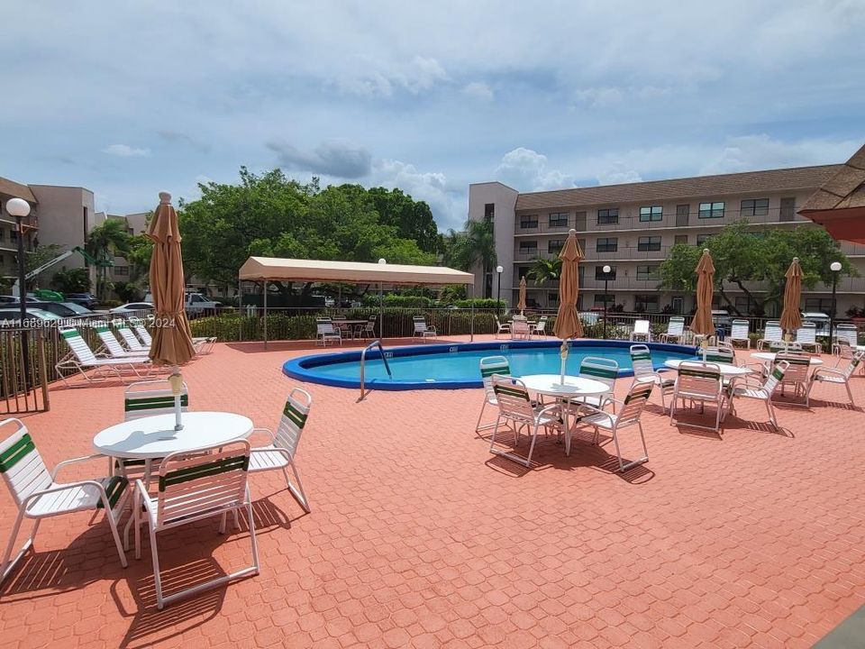 Small clubhouse pool next to subject building