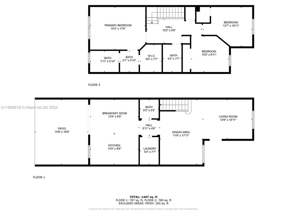 1st & 2nd Floor Plan