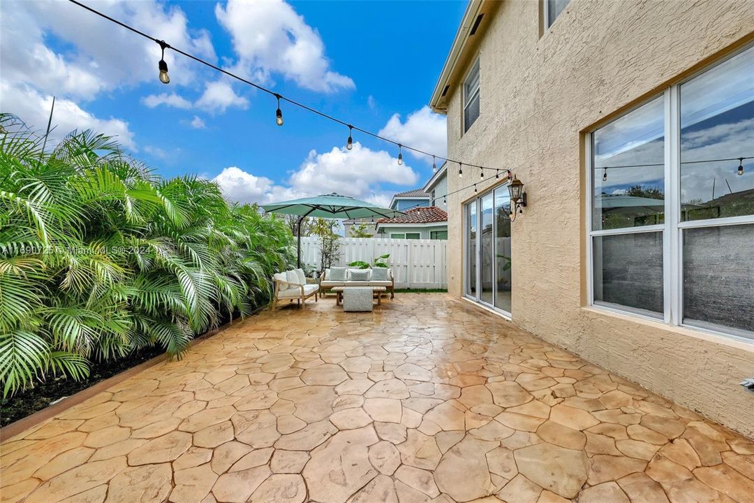 Freshly Landscaped Patio