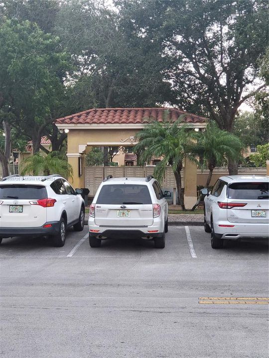 mailbox & guest parking