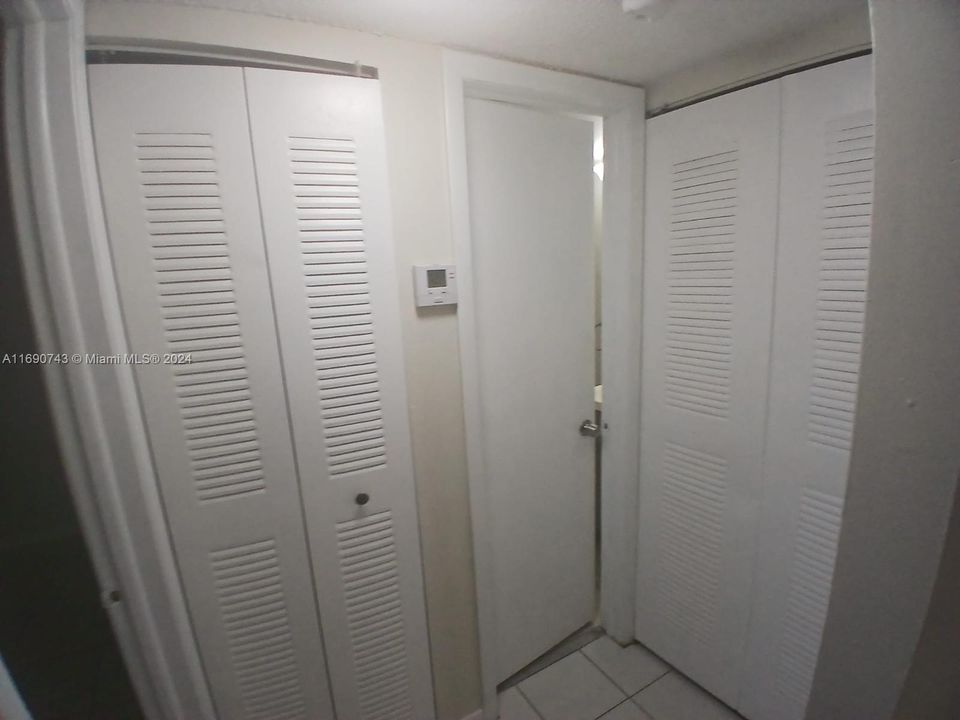 Bathroom, A/C & Linen Closets